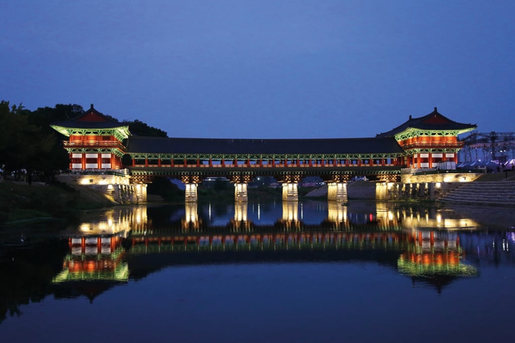慶州大陵苑（東宮與月池、瞻星臺）‧皇理團路‧月精橋