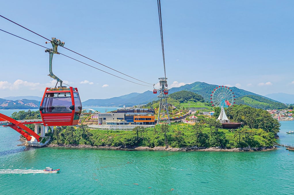 泗川海上纜車‧阿拉山脊水族館