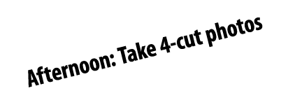 Afternoon: Take 4 cut photos