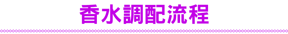 香水調配流程